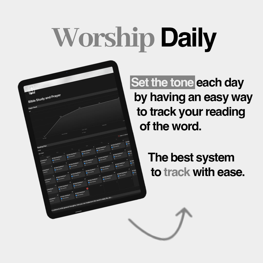 Bible Study & Prayer Template
