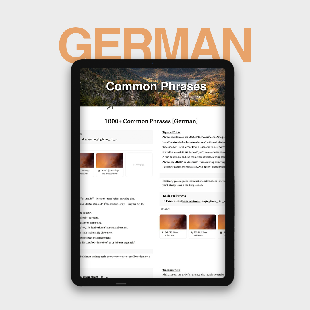 Langstudies German Collection