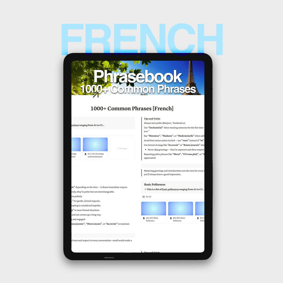 Langstudies French Collection