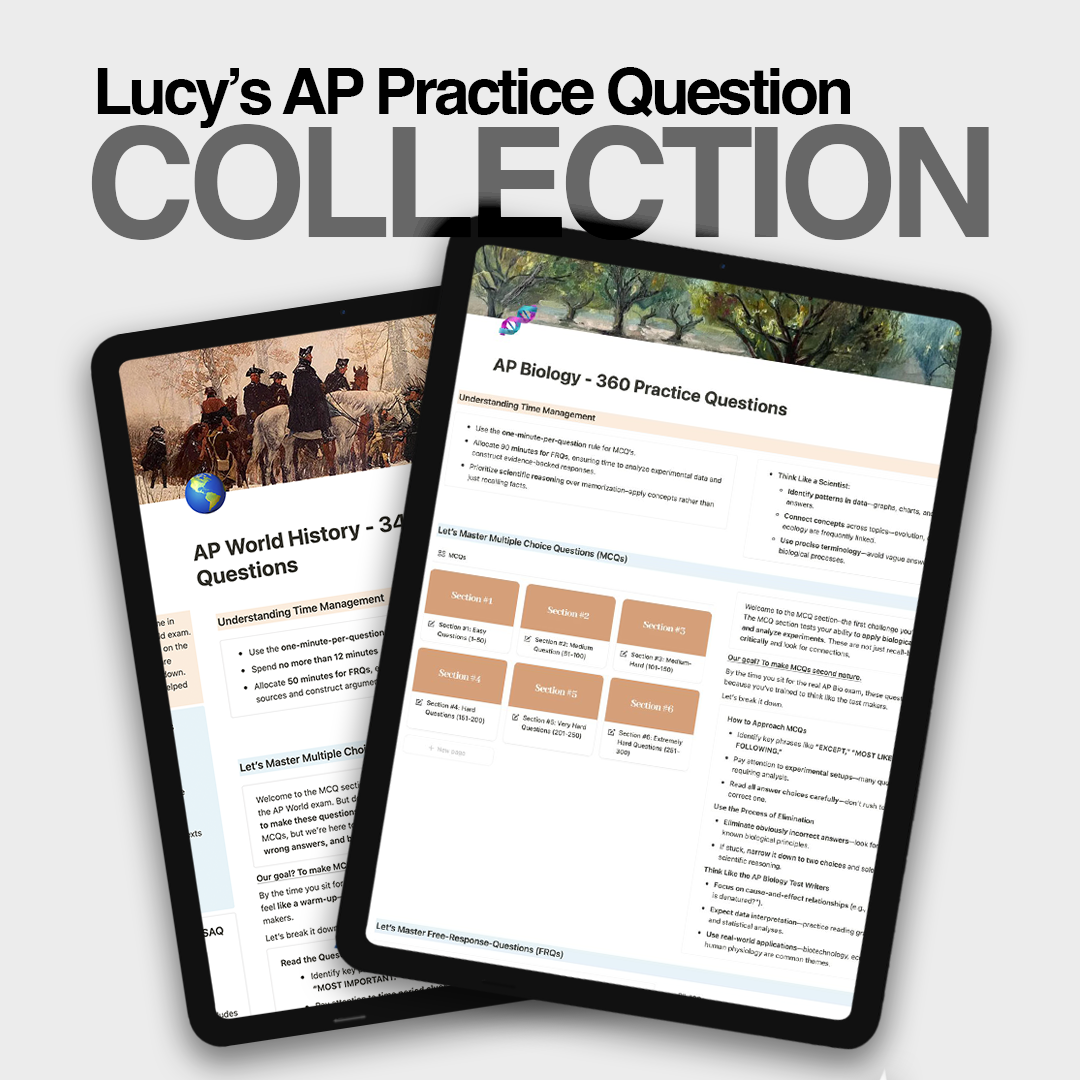 Lucy 350+ AP Practice Problems