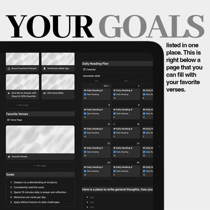 Bible Study & Prayer Template