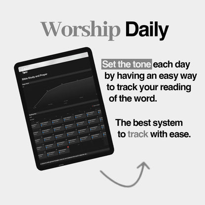 Bible Study & Prayer Template