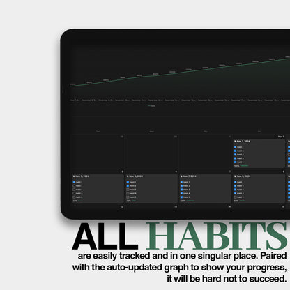 Habit Tracker Template