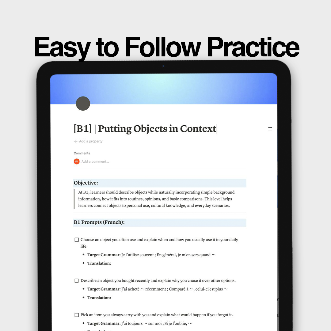 475+ French Learning Prompts + Exercises