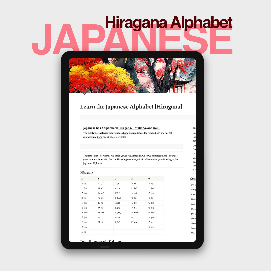 Learn to Read Japanese [Hiragana]