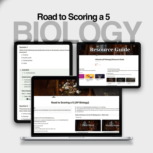AP Biology - Road to Scoring a 5