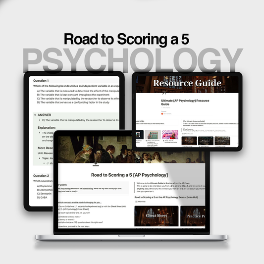 AP Psychology - Road to Scoring a 5