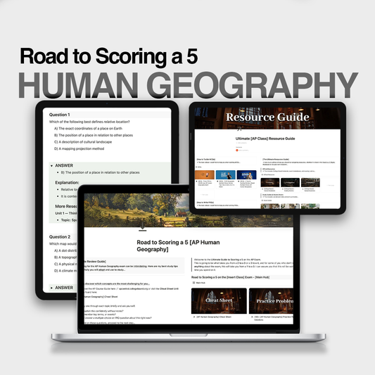 AP Human Geography - Road to Scoring a 5