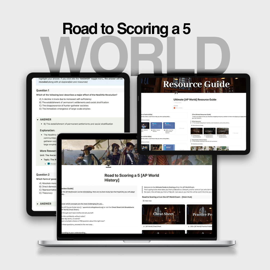 AP World - Road to Scoring a 5