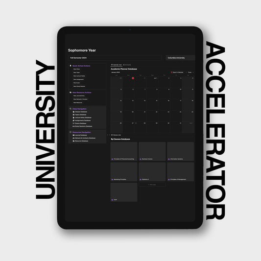 University Accelerator Template