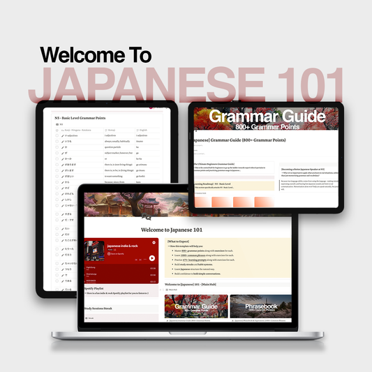 [BUNDLE] Langstudies Welcome to Japanese 101